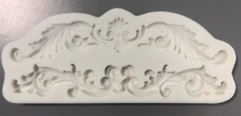 Torto Įrankius, nėriniai kaulo vestuvės silikono formos Keksiukų Dekoravimo topper minkštas priemonė, pelėsių