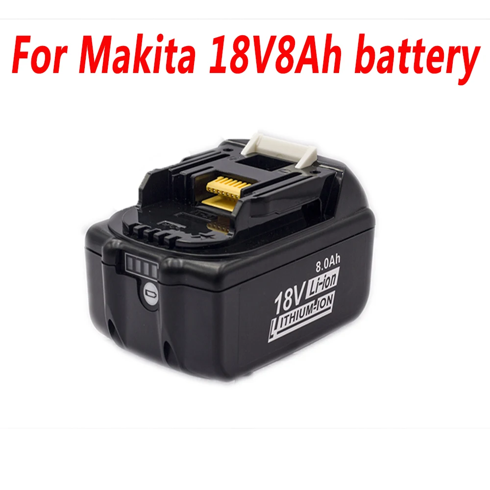 2021 Naujas Įkraunama Ličio Baterija 18V8000mAh Pakeičia Makita Belaidžio Įkrovimo Priemonė, BL1860 BL1850 BL1840 BL1830 BL1820BL1845 4