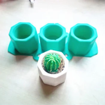 3D Betono Sodinamoji Kaktusas Sultingi Augalai Cemento Silikono Formos 