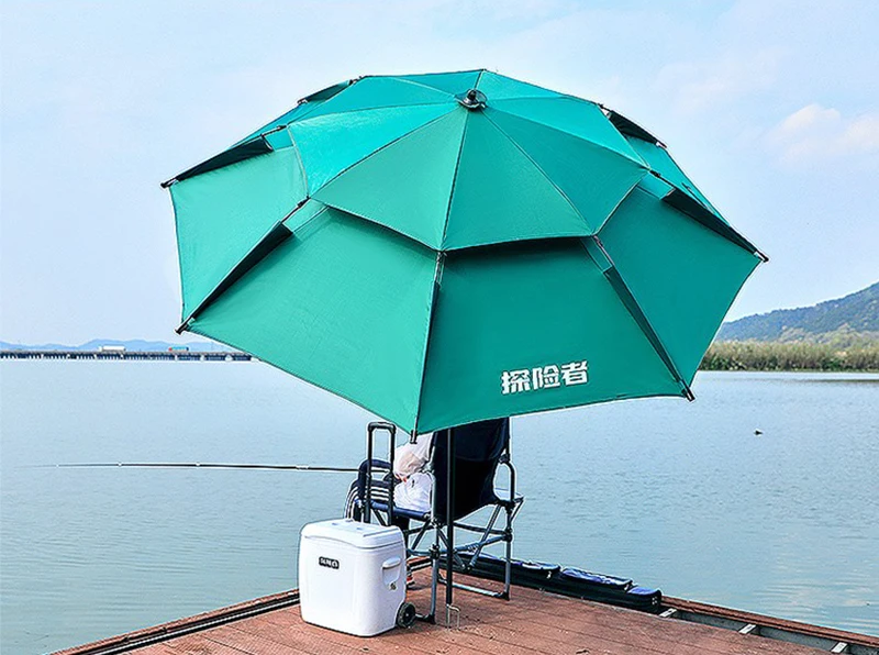 Paplūdimio Skėtis UV Apsauga Nešiojamas Saulės Pavėsyje, Pastogė Žvejybos Skėtis su Audinio Atlikti Maišelis 2